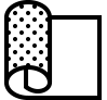 Icon of a roll of sheet metal.